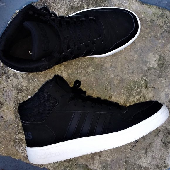 adidas men's vs hoops 2.0 high top sneaker